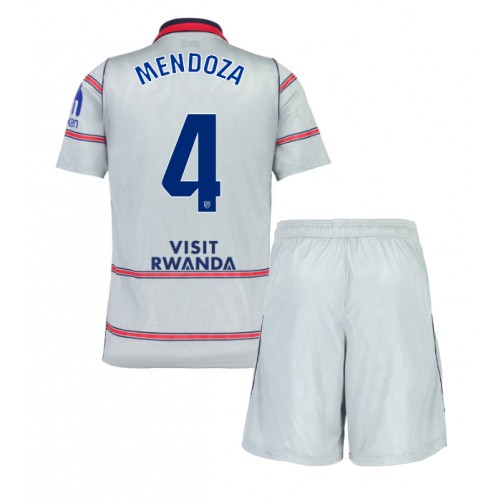 Atletico Madrid Rodrigo Mendoza #4 Tredje trøje Børn 2026-27 Kortærmet (+ Korte bukser)